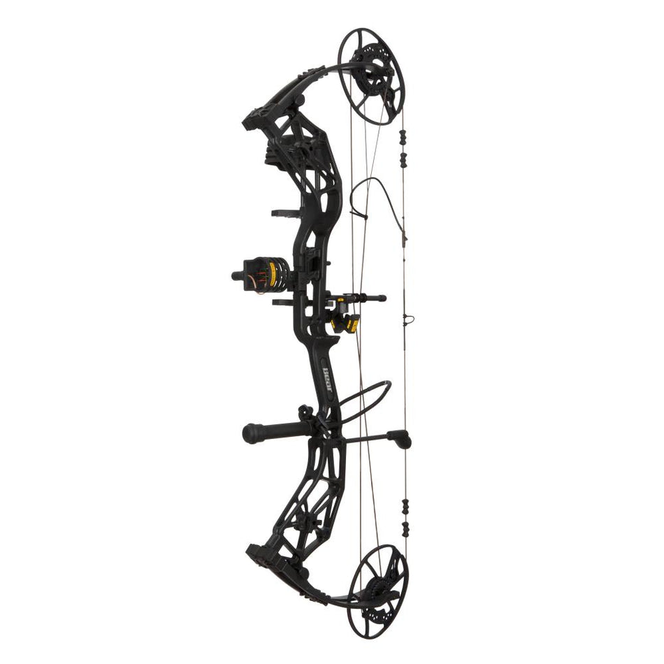 Bear Archery Paradigm 60 lb RH Compound Bow with Fatal 4 Sight - Black