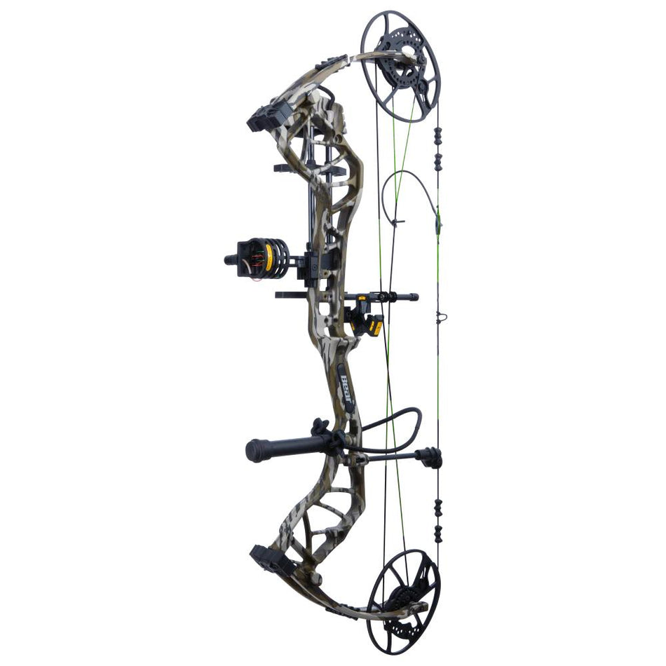 Bear Archery Gamekeeper Compound Bow RTH 60 RH Mossy Oak Bottomland Pattern