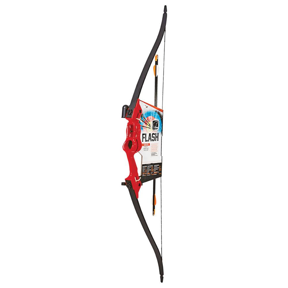 Bear Archery Flash Introductory Youth Bow Ambidextrous Red 18lb