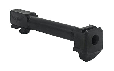 Icarus Precision Omega Comp 9MM Barrel and Compensator for Glock 17 Gen 5 OEM Slides, Nitride, Black
