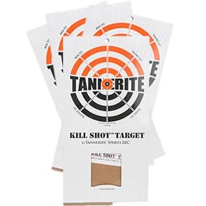 Tannerite Kill Shot Bundle Four Cardboard Bullseye Standup Targets