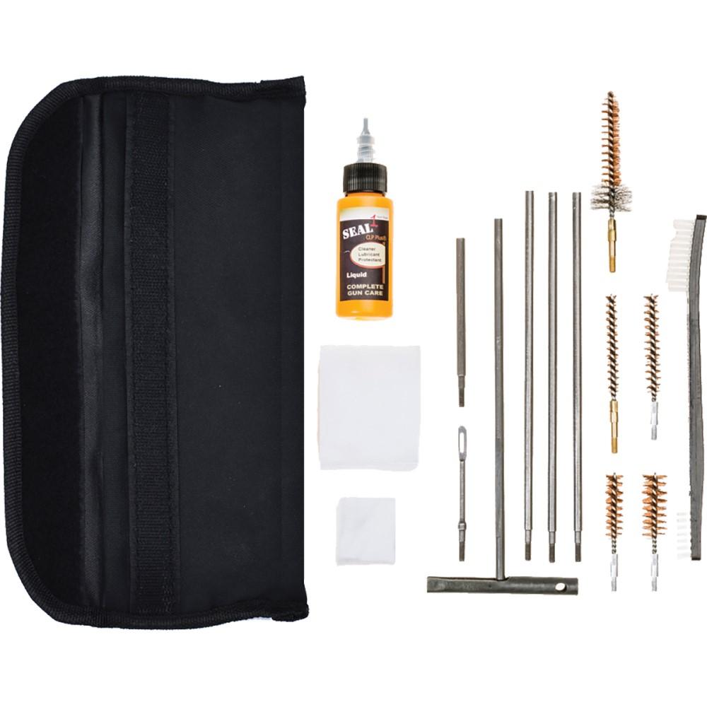 TacShield Universal 13-Piece GI Field Cleaning Kit with CLP Seal Black