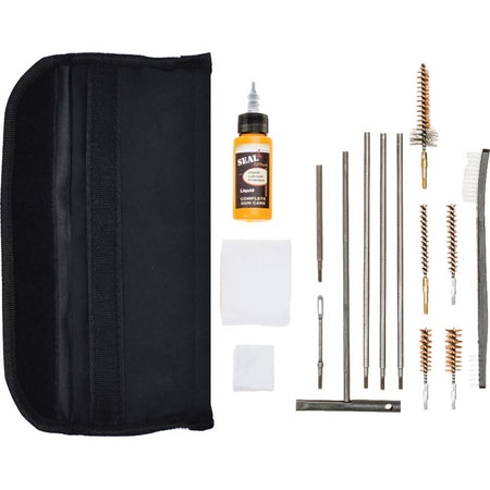 TacShield Universal 13-Piece GI Field Cleaning Kit with CLP Seal Black