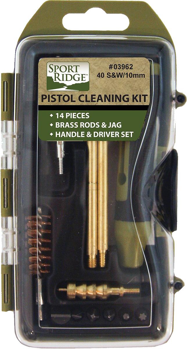 TacShield Sport Ridge 14-Pc Pistol Cleaning Set for .40 Cal and 10mm