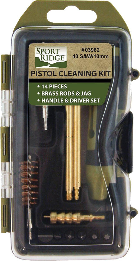 TacShield Sport Ridge 14-Pc Pistol Cleaning Set for .40 Cal and 10mm