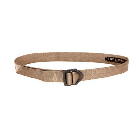 TacShield Mil-Spec Tactical Rigger Belt 1.75" Tan Medium