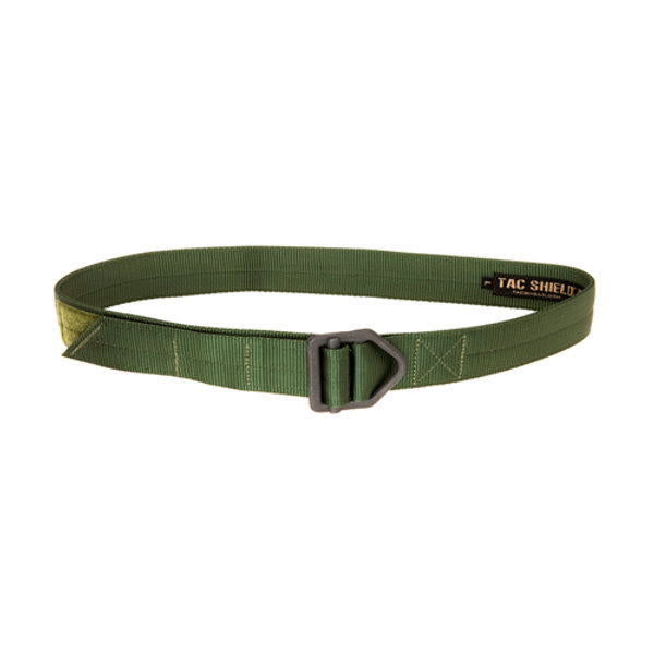 TacShield Tactical 1.75" Double Wall Rigger Belt OD Green Size S 30-34"