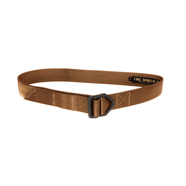 TacShield 1 3/4in Tactical Rigger Belt Coyote L 38"-42" - 7000 lb Tensile Strength