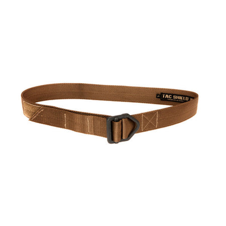 TacShield 1 3/4in Tactical Rigger Belt Coyote L 38"-42" - 7000 lb Tensile Strength