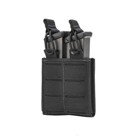 TacShield RZR Double Pistol Magazine MOLLE Carrier Black