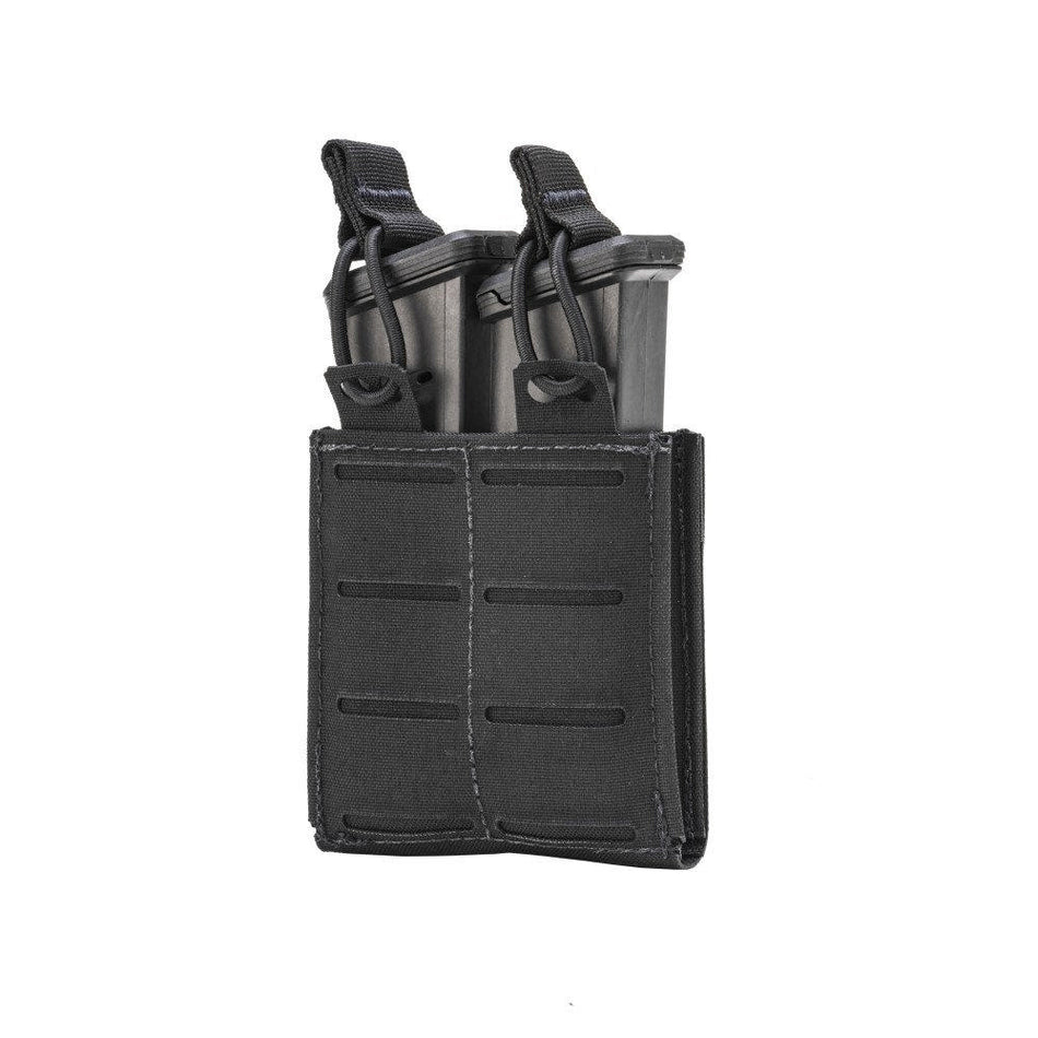 TacShield RZR Double Pistol Magazine MOLLE Carrier Black