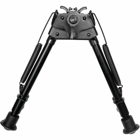 TacShield Pivoting Heavy Duty Bipod 9"-13" Adjustable Matte Black