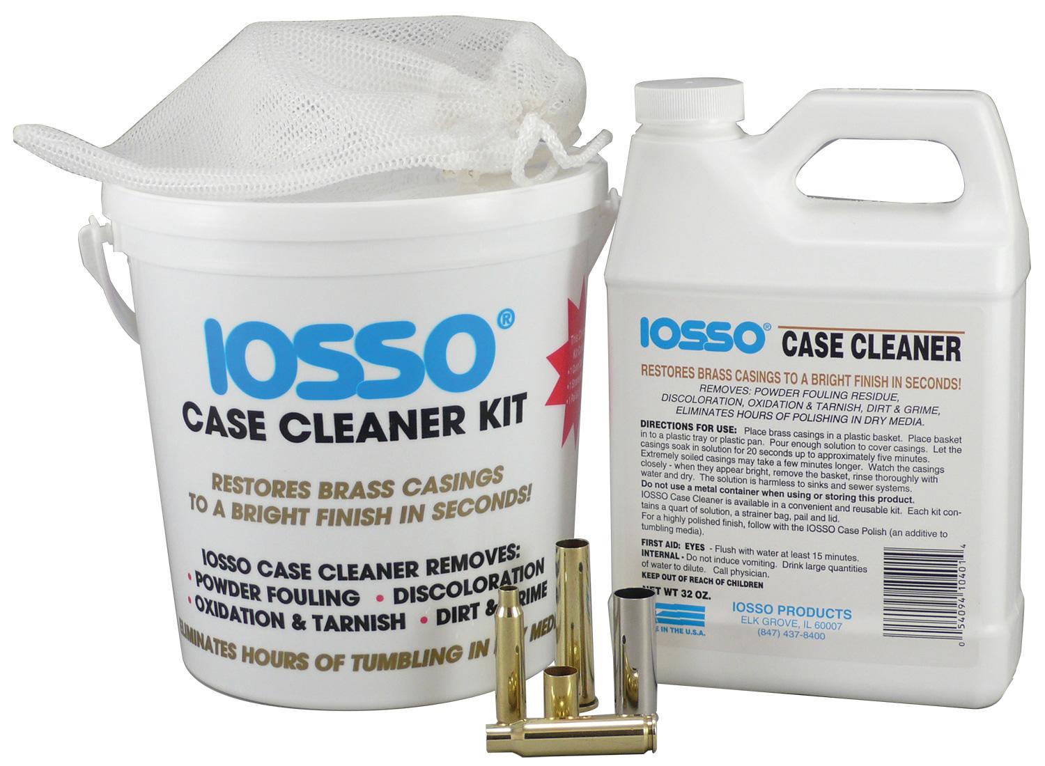Iosso Case Cleaner Solution Kit 1 Quart Brass Reloading