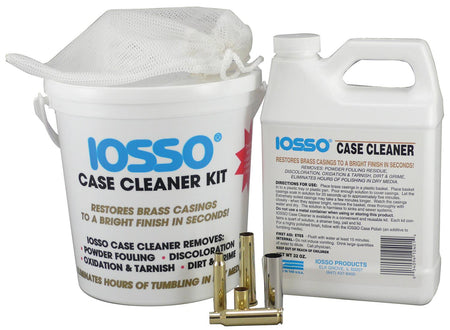 Iosso Case Cleaner Solution Kit 1 Quart Brass Reloading