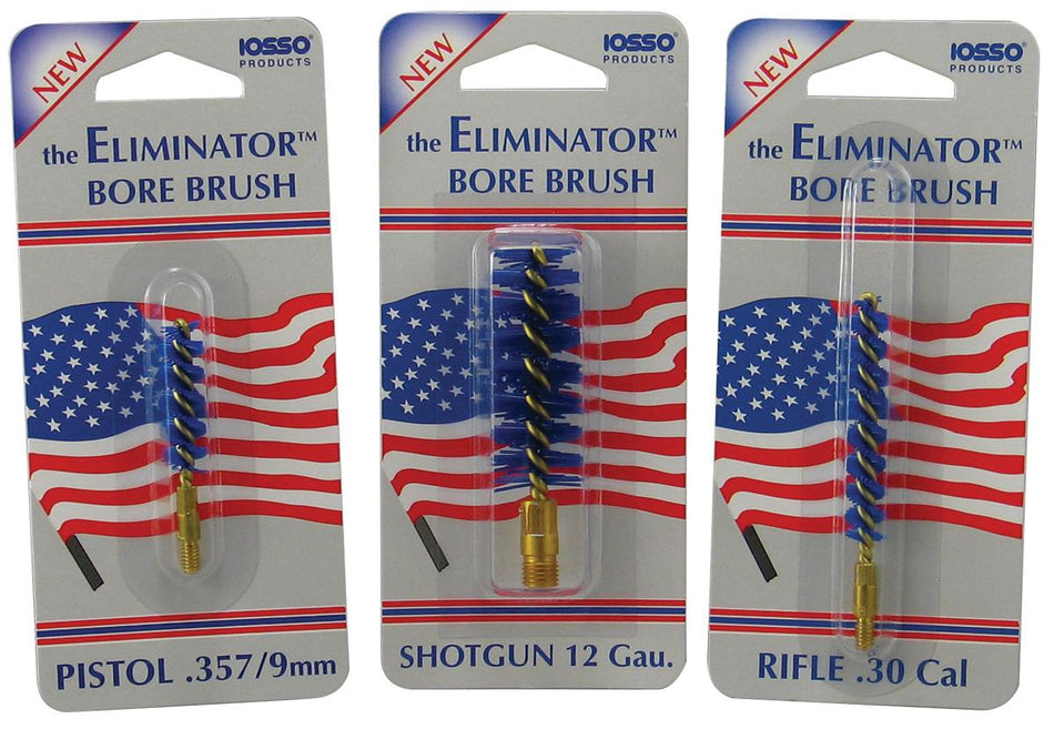 Iosso .22 Pistol Eliminator Bore Brush Blue Fiber