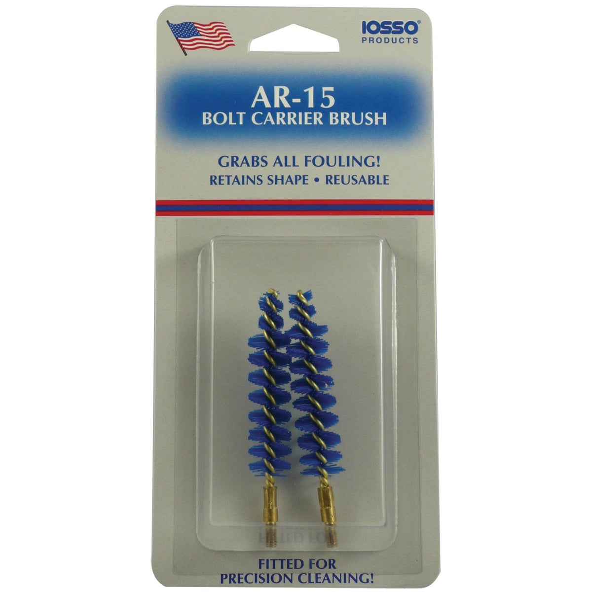 Iosso AR-15 Bolt Carrier Brush 2-Pack for Precision Cleaning