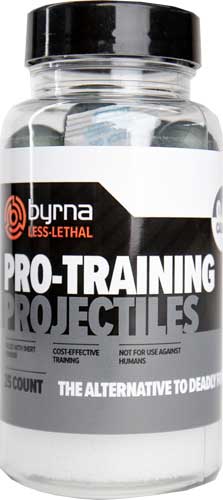 Byrna PRO Training CL Launcher Projectiles 25 Count Tub .61 Cal