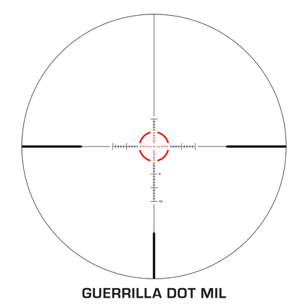 Swampfox Optics Arrowhead 1-10x24mm Guerrilla Dot MIL