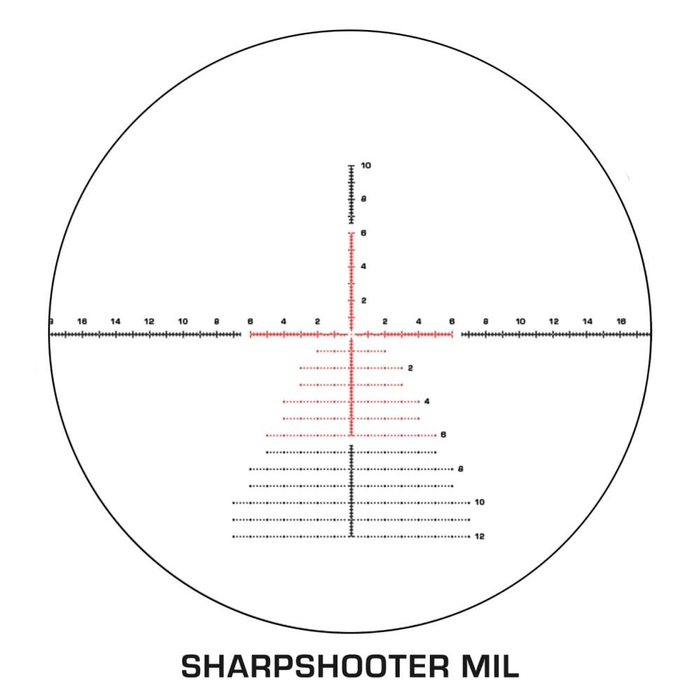 Swampfox Optics Kentucky Long Precision Riflescope 5-30x56mm Sharpshooter MIL Reticle