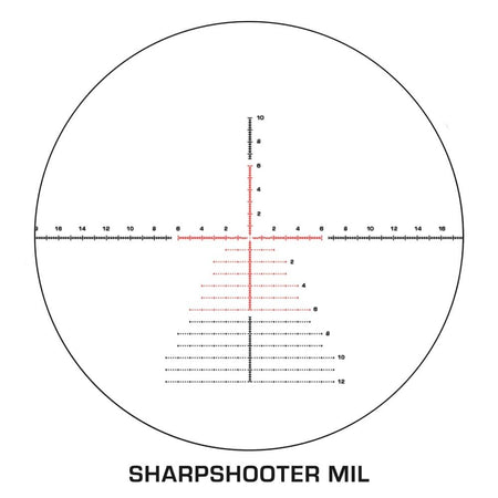 Swampfox Optics Kentucky Long Precision Riflescope 5-30x56mm Sharpshooter MIL Reticle