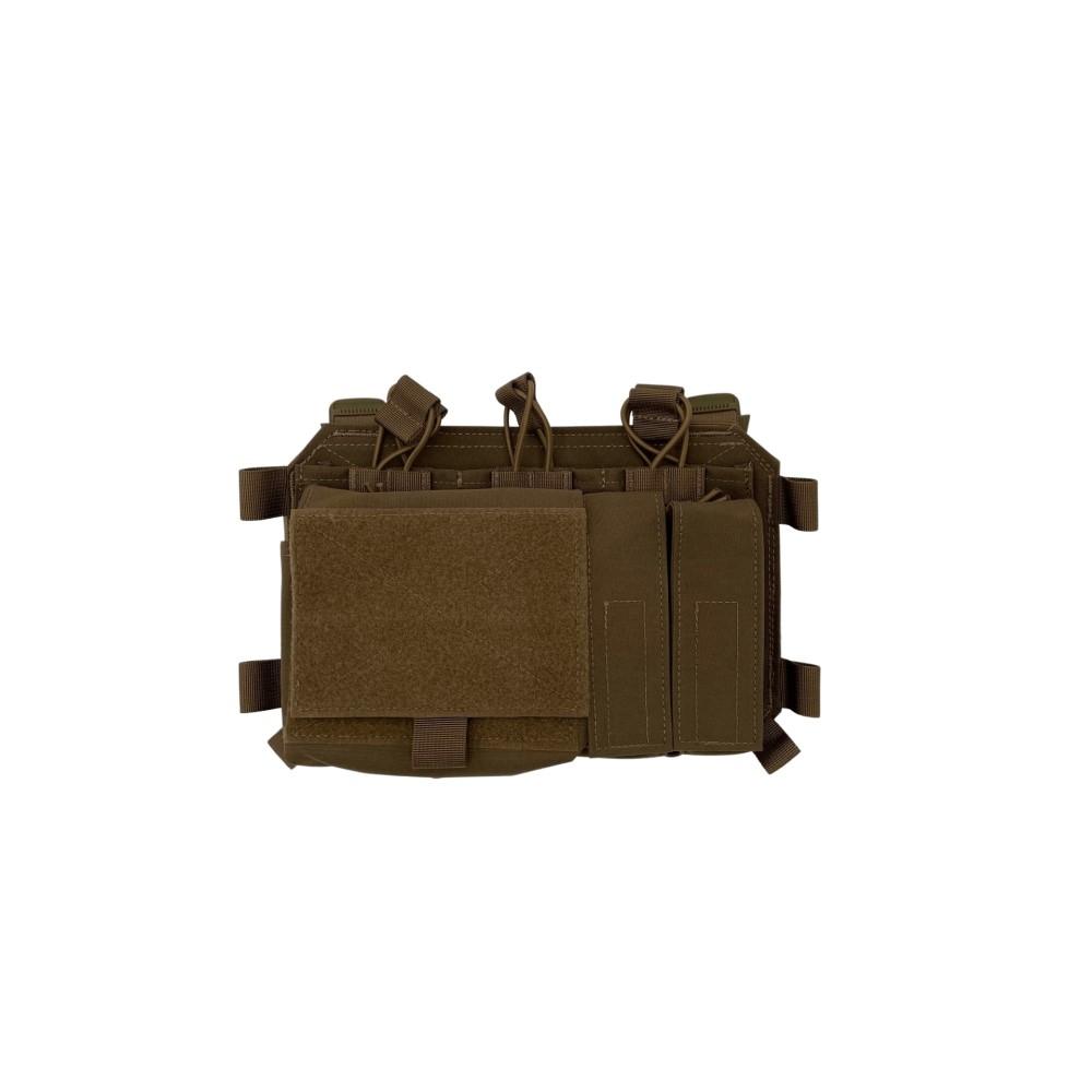 Guard Dog FDE Placard Attachment Plate Carrier Triple Mag Pouch
