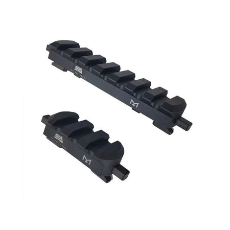 Sylvan Arms 2 Piece Quick Detach Picatinny Rail Combination Mount Black