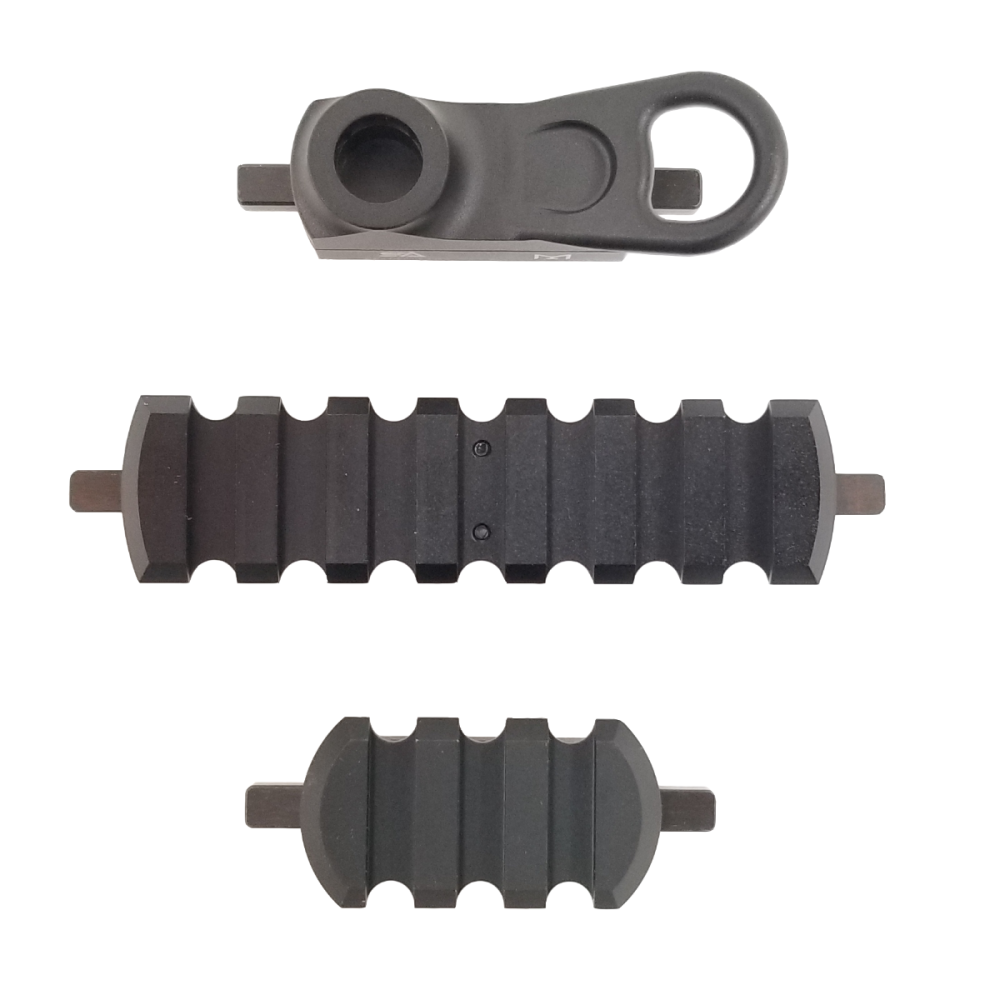 Sylvan Arms 3-Piece M-LOK Rail Combo with Picatinny Mounts and Quick Connect Sling Adapter