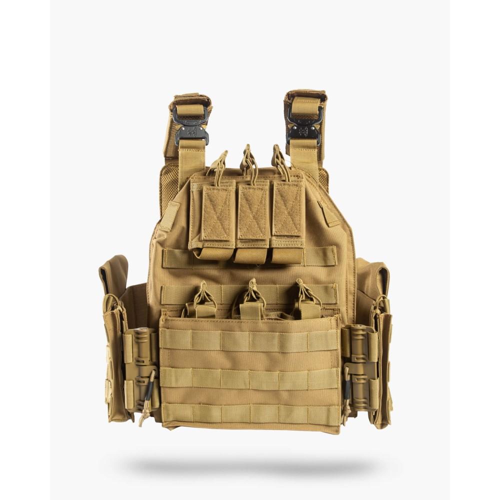 Guard Dog Sheppard FDE Quick Release Ballistic Plate Carrier Vest
