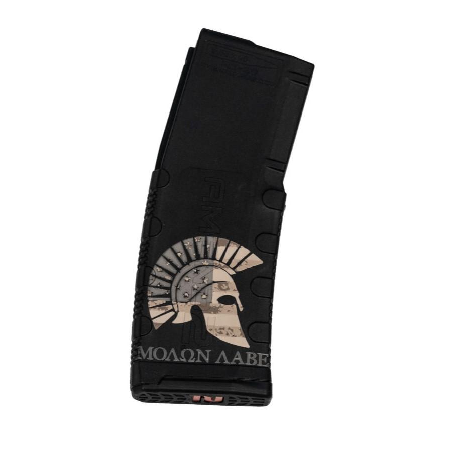 Black Rain Ordnance Molon Labe Engraved 5.56x45 30-Round Polymer AR Mag