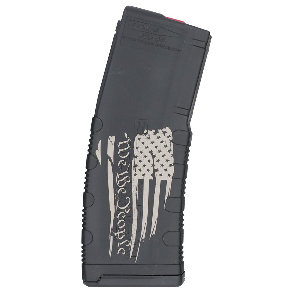 Black Rain Ordnance We The People 30-Round 5.56x45 NATO Polymer Rifle Magazine
