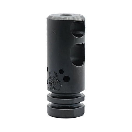 Black Rain Ordnance Round Competition Compensator Black Includes Crush Washer
