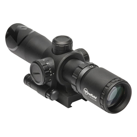 Firefield Barrage Rifle Scope 1.5-5x32 Illuminated Mil-Dot with Integrated Red Laser Black