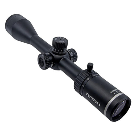 Riton 1 Conquer Rifle Scope REFURBISHED 6-24x50 1" SFP R3 Non-Illum. Black