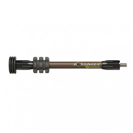 Bee Stinger MicroHex 8 Inch Brown Bow Stabilizer