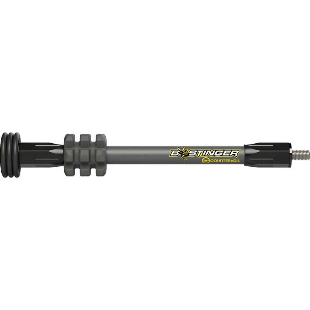Bee Stinger MicroHex Hunter Stabilizer 8 Inch Grey Countervail Technology