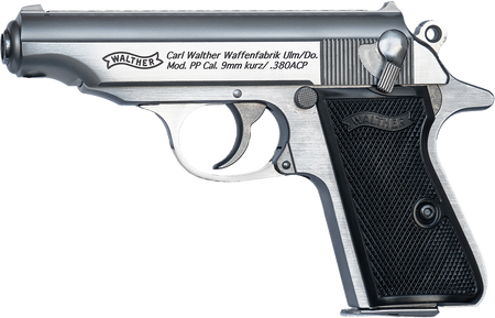 Walther Arms 4796027 PP 380 ACP 3.90" Stainless Steel
