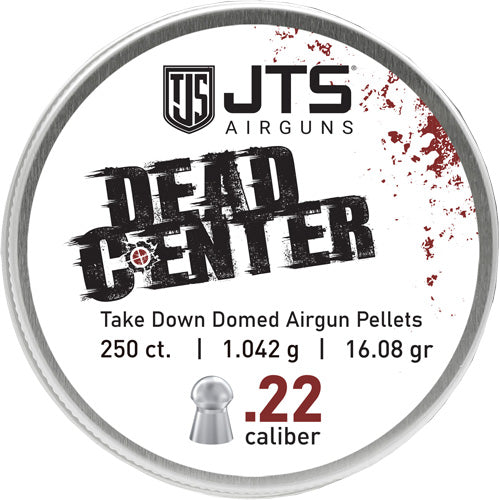 JTS Dead Center .22 Cal Domed Pellets 16.08 GR 250ct