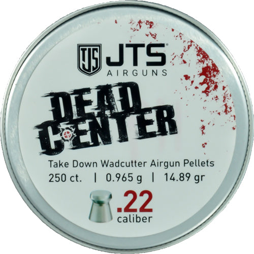 JTS Dead Center .22 Cal Wadcutter Pellets 14.89 GR 250ct