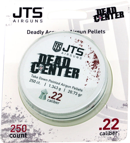 JTS Dead Center .22 Cal Pointed Pellets 20.73 GR 250ct