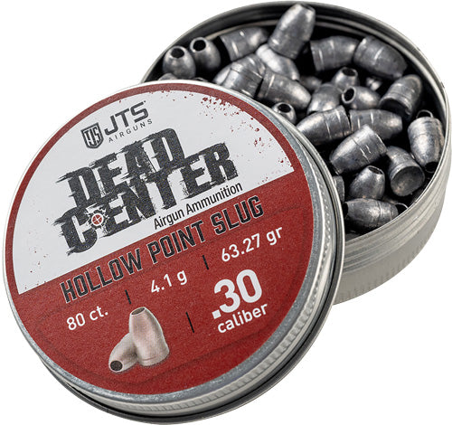 JTS Dead Center .30 Cal HP Airgun Slugs 63.27 GR 80ct