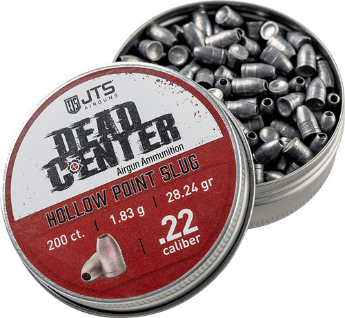 JTS Dead Center .22 Cal HP Airgun Slugs 28.24 GR 200ct