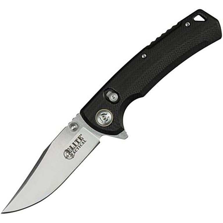 Master Cutlery Elite Tactical Chaser 3 1/2" Black Folding Knife