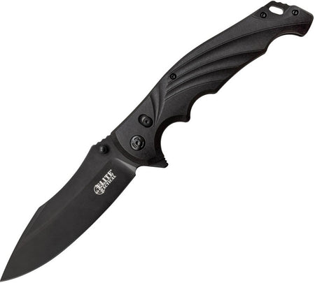 Elite Tactical Conqueror Black CNC Machined Folding Knife