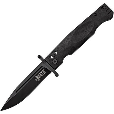 Master Cutlery Elite Tactical Guardsman Drop Point Folder 3.75" Black Blade
