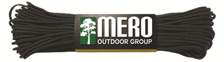 Mero Black 550 Paracord 100' 550 lb Tensile Strength