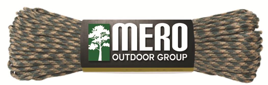 Mero 550 lb Paracord 100' Camo Pattern Lightweight Quick-Drying Nylon Cord