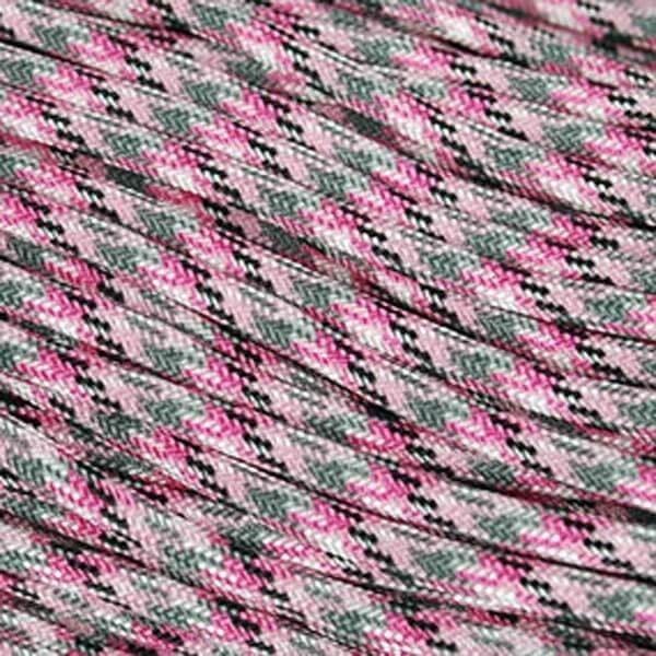 Mero Pink Camo 550 Paracord 100' 550 lb Tensile Strength