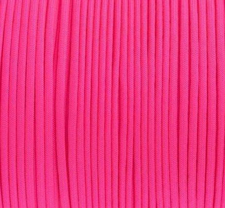 Mero 100 Foot 550 lb Pink Neon Survival Paracord