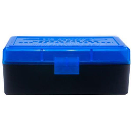 Berry's 50-Round Ammo Box #404 Blue/Black for .22 Hornet and .30 Carbine