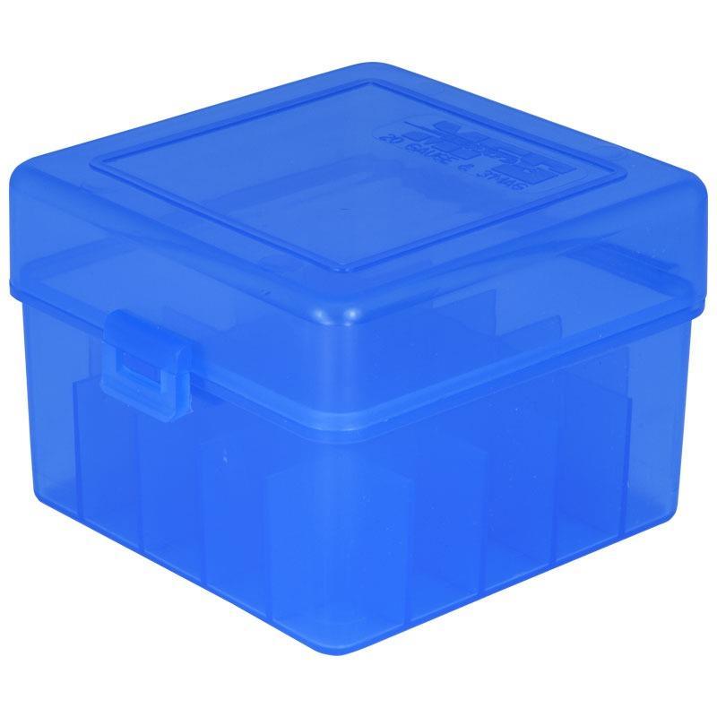Berry's Ammo Storage Box - 20 Gauge 3", 25 Rounds, Blue Polypropylene